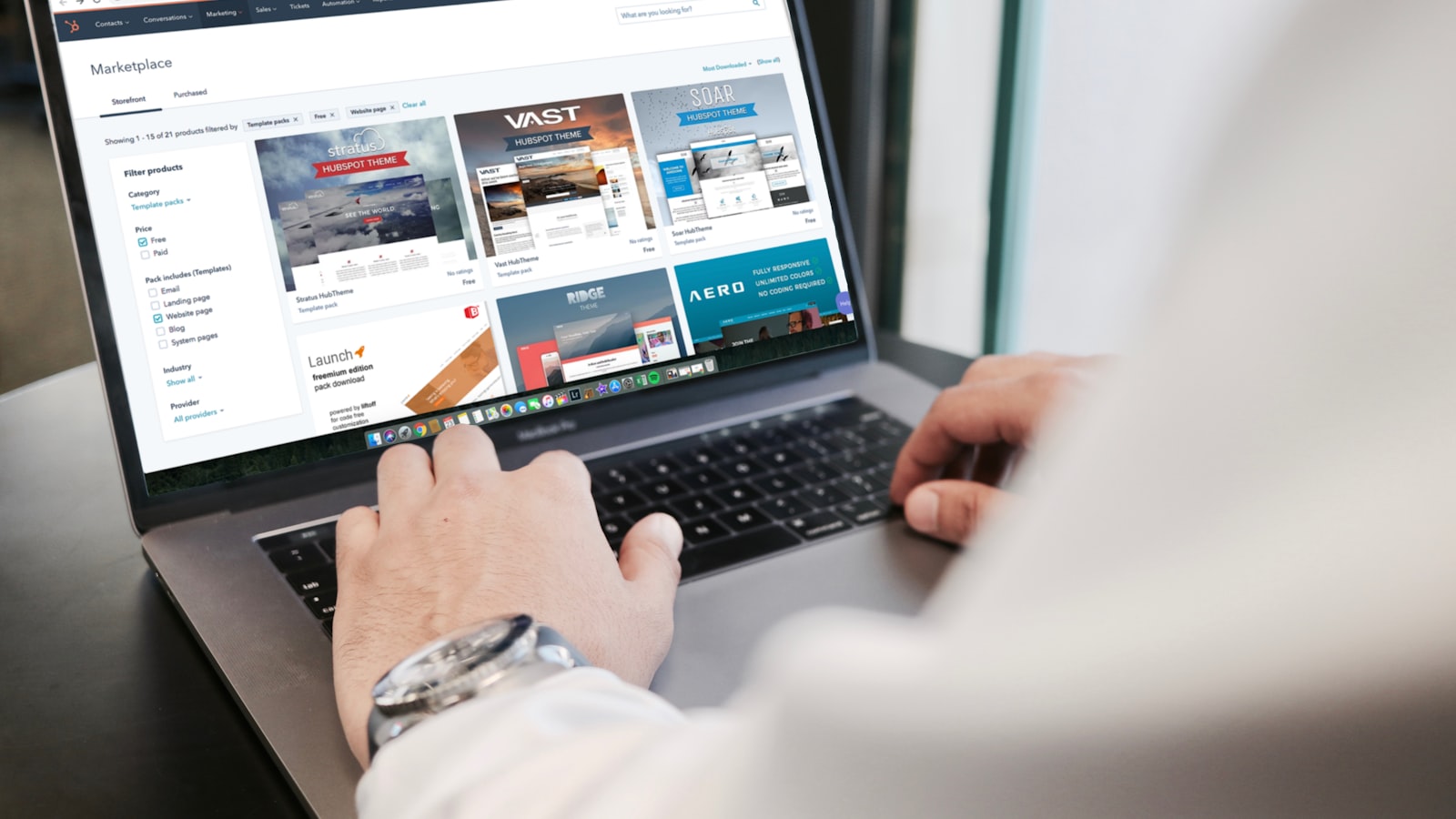 Website and app development